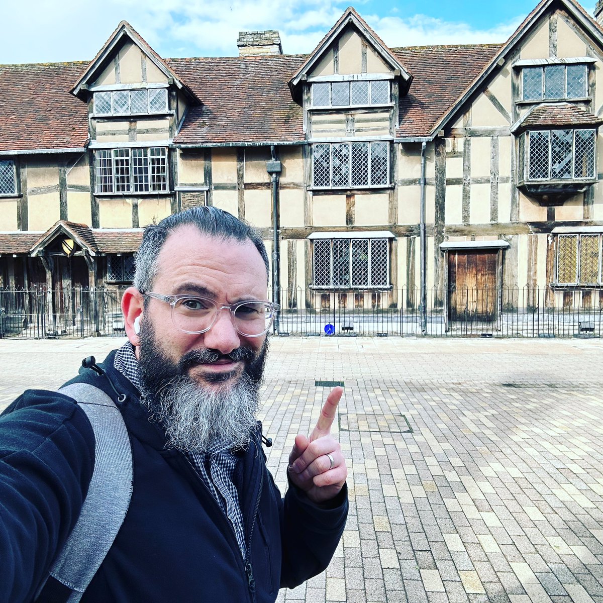 Paid a visit to Shakespeare’s childhood home today. Did I genuinely think his door number would be 2B? … Or not 2B? That is the question!