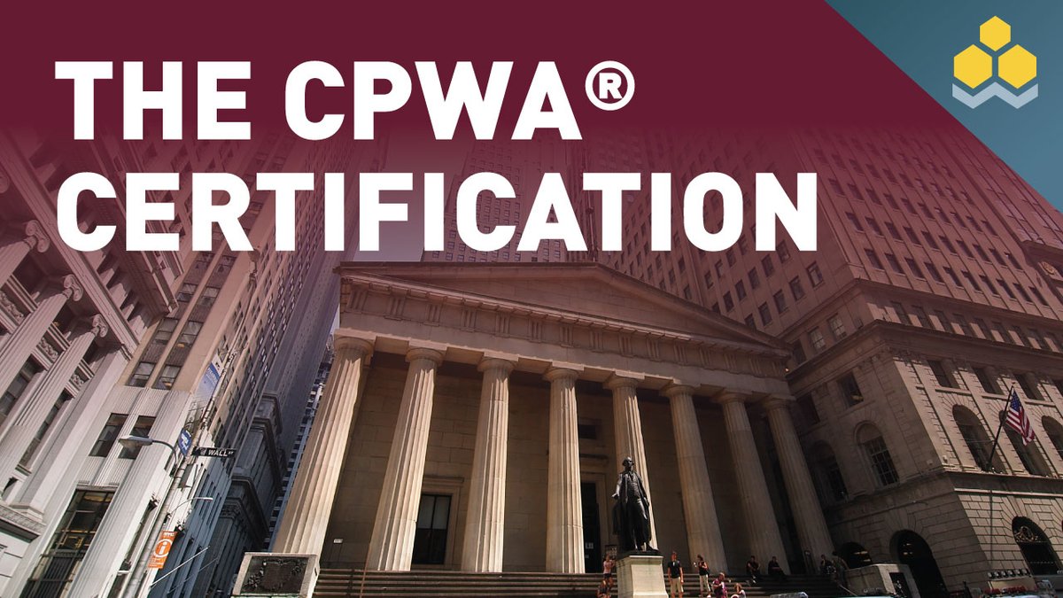 Join us tomorrow, Wednesday, May 10, 2023, for " An Overview of the CPWA® (Certified Private Wealth Advisor®) Certification” at 1pm E.T. LIVE!

Register today: iwicentral.org/3nLn9Lv

#CPWA #WealthManagement #FinancialAdvisorCertifications #InvestmentsandWealthInstituteCPWA