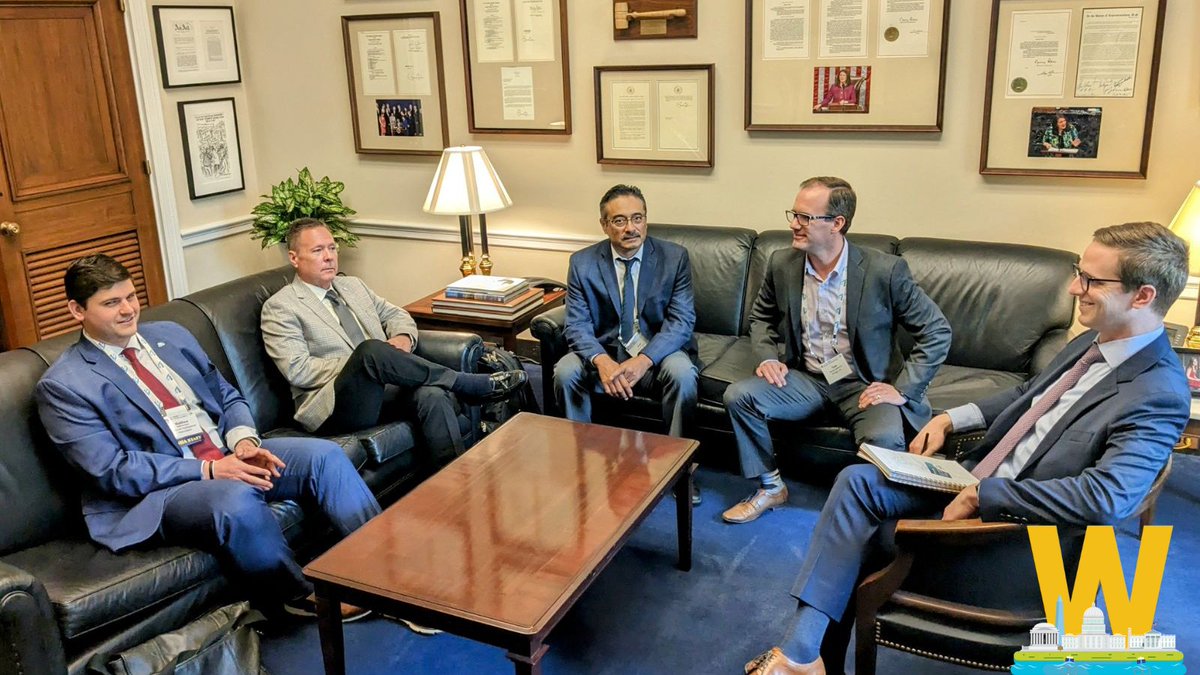 NatlHydroAssoc's tweet photo. From the halls of the Rayburn House Office Building to the meeting rooms of the Hart Senate Office Building, NHA members are out in force for Advocacy Day, championing #hydropower. @FirstLightPower, @SMUDUpdates , @emergyinc, @lisamurkowski, @RepDianaDeGette #WPW23 https://t.co/KvoyxwUBKb
