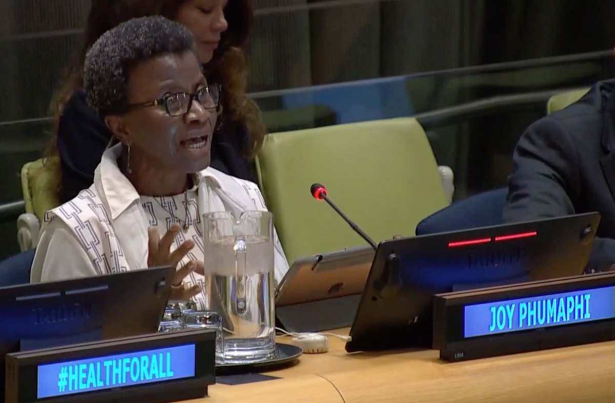 “Despite many divisions in our world, there is much we agree on: the need for greater equity, coherence, leadership, & accountability. There is a remarkable level of alignment in the many proposals for strengthening #PPPR.” - co-Chair, @JoyPhumaphi_, multi-stakeholder hearings.