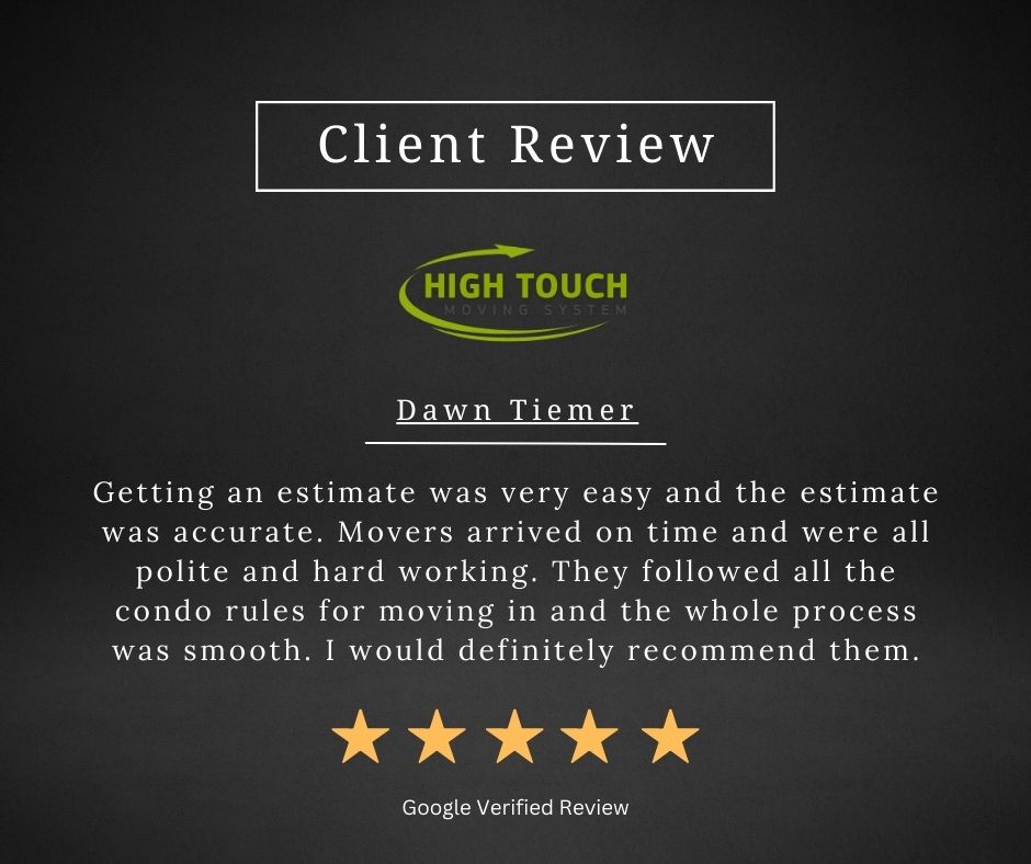 Thanks so much for sharing your experience with us, Dawn. It means a lot to us! 💚
hightouchmoving.com
#hightouchmoving #happycustomer #customerfeedback #movingservicesnyc #nycmovers #bestmovers #movingcompanynyc #movingcompaniesnyc #moving #movers #localmovers #localmoving