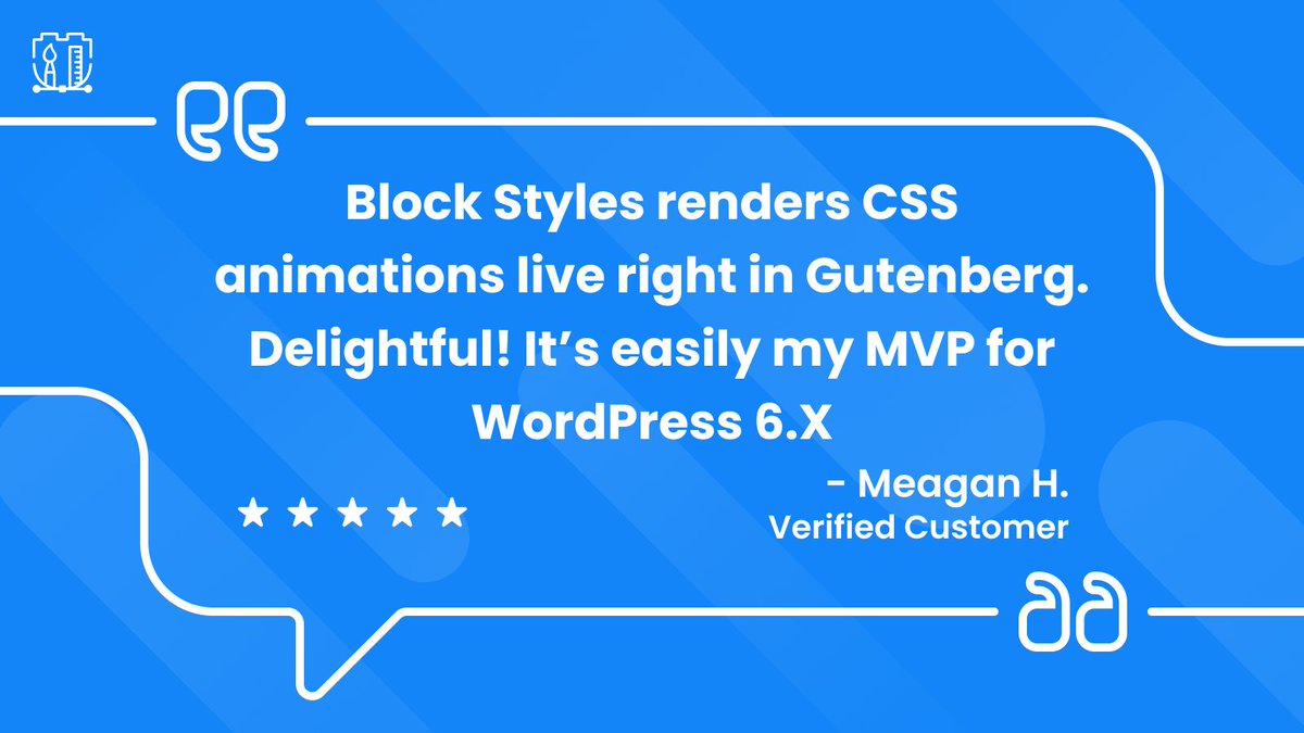 Block Styles for WordPress tweet media