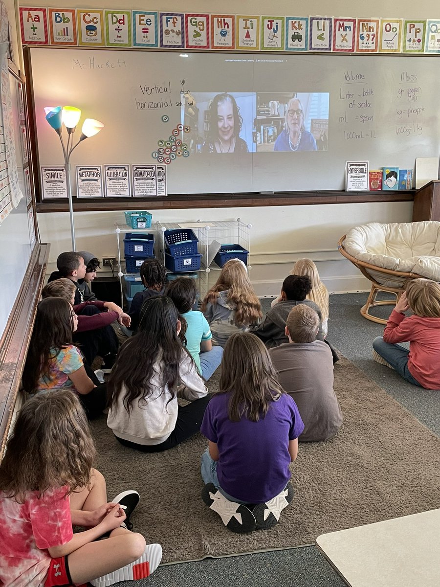 MrsZollitsch's tweet photo. Always a great time when I get to spend the morning with @kaaauthor - even if it was virtually this time. She helped me create one of the best memories from the 2020 COVID Shutdown. My students cannot wait to get their hands on Ruby!! 
Thank you @boswellbooks for organizing! https://t.co/7DKaffd6pG