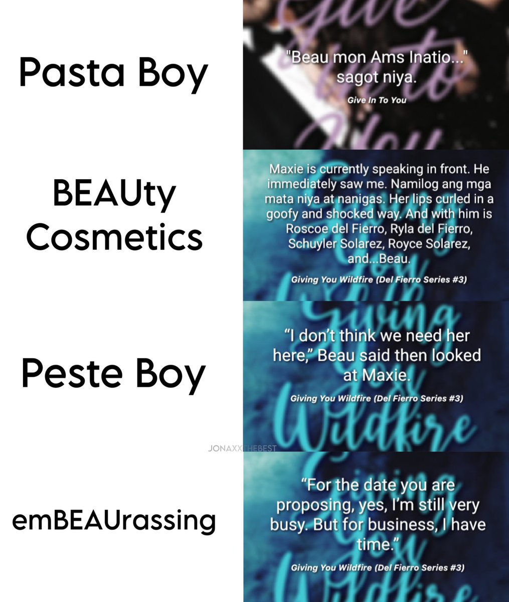 Jonaxxthebest's tweet photo. 4 Stages of Beaumont Adams Torrealba

#JonaxxGYWKab35 https://t.co/nNfZknCGZx