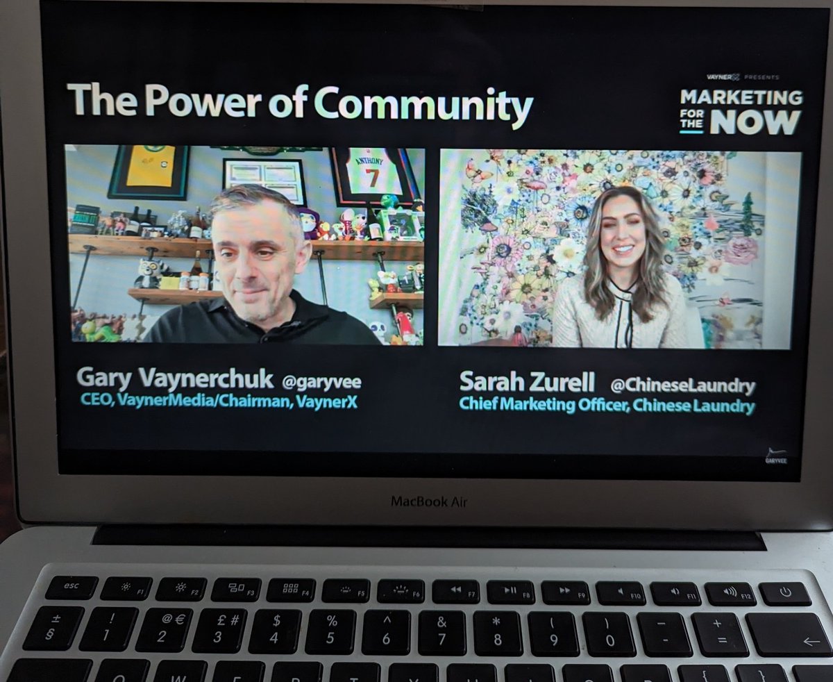 Meaningful communities - the audience could be vast , but pay attention to all types of customers and satisfy their needs 💯 
@ChineseLaundry @garyvee @vayner_X 
#marketingforthenow