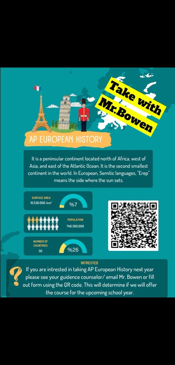 Interested in taking AP European History next year? #European #History