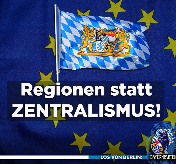 Bayernpartei's tweet photo. 🇪🇺🔷
#Europatag 
Wir leben den europäischen Gedanken Tag für Tag.
Durch unseren Austausch mit vielen anderen Völkern ohne eigenständigen Staat und den Minderheiten in Europa.
Wir setzen uns mit unseren Verbündeten für ein #EuropaderRegionen und der selbstbestimmten Völker ein! https://t.co/bf11CurIjG