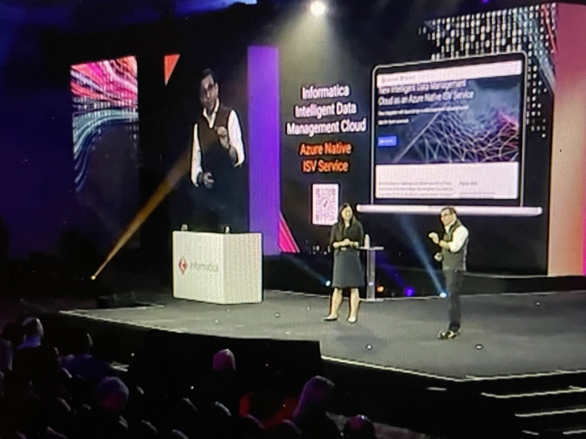 bigdatamom's tweet image. #Informatica IDMC now available within ⁦@Azure⁩ as a native service at #Informaticaworld