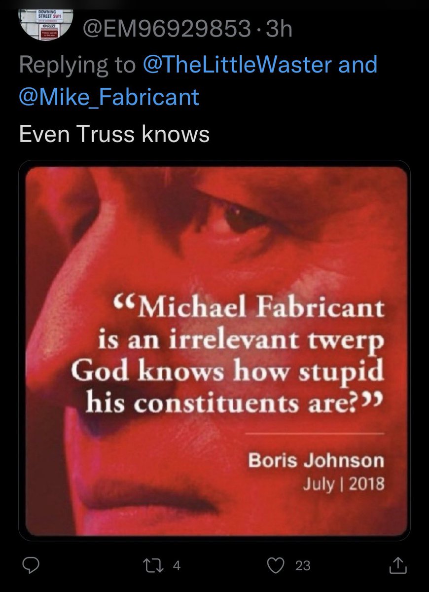 DanielGlebitz's tweet photo. @Mike_Fabricant Did you feel let down by this friend of yours?? https://t.co/hme2yvvtbL