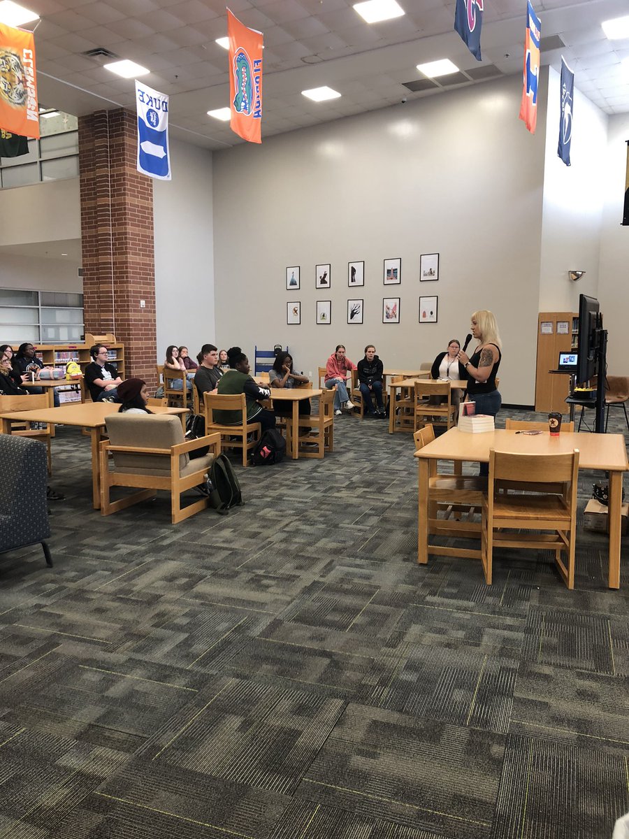 We are really enjoying our visit with <a href="/pj_hoover/">PJ Hoover</a> today! Thanks for sharing your hero’s journey with us! #RCISDlibraries