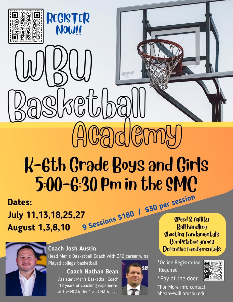 Sign Up is now available for our basketball academy this summer!!