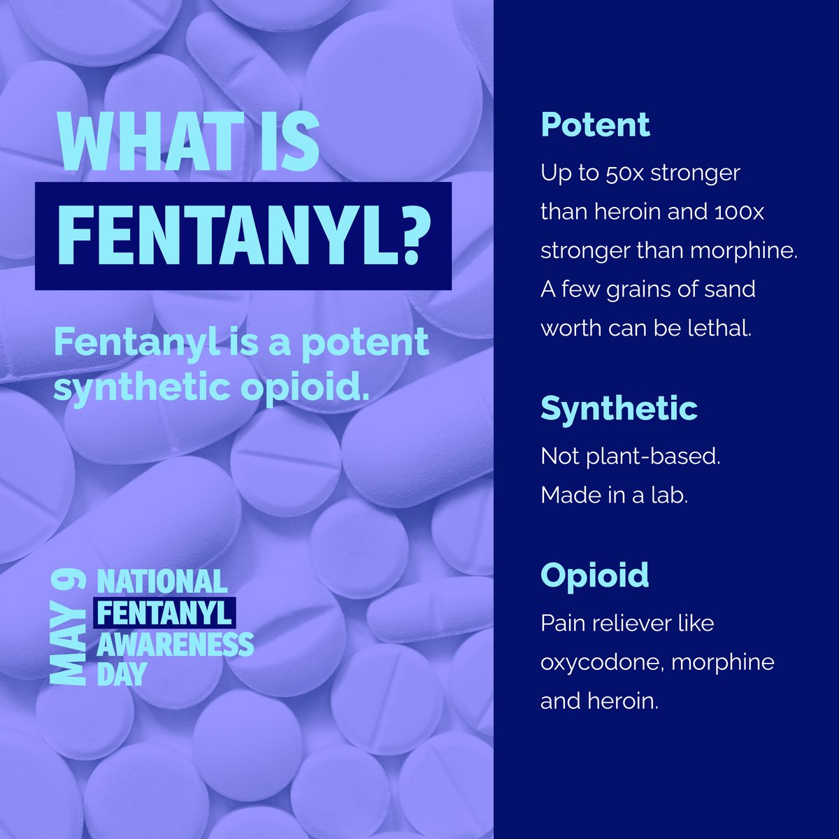 tide_labs's tweet image. Today is National Fentanyl Awareness Day. 

Let's work together to raise awareness about the dangers of fentanyl and promote safer and more responsible use of all substances.

#FentanylAwarenessDay #EndOverdose #LabTestingServices