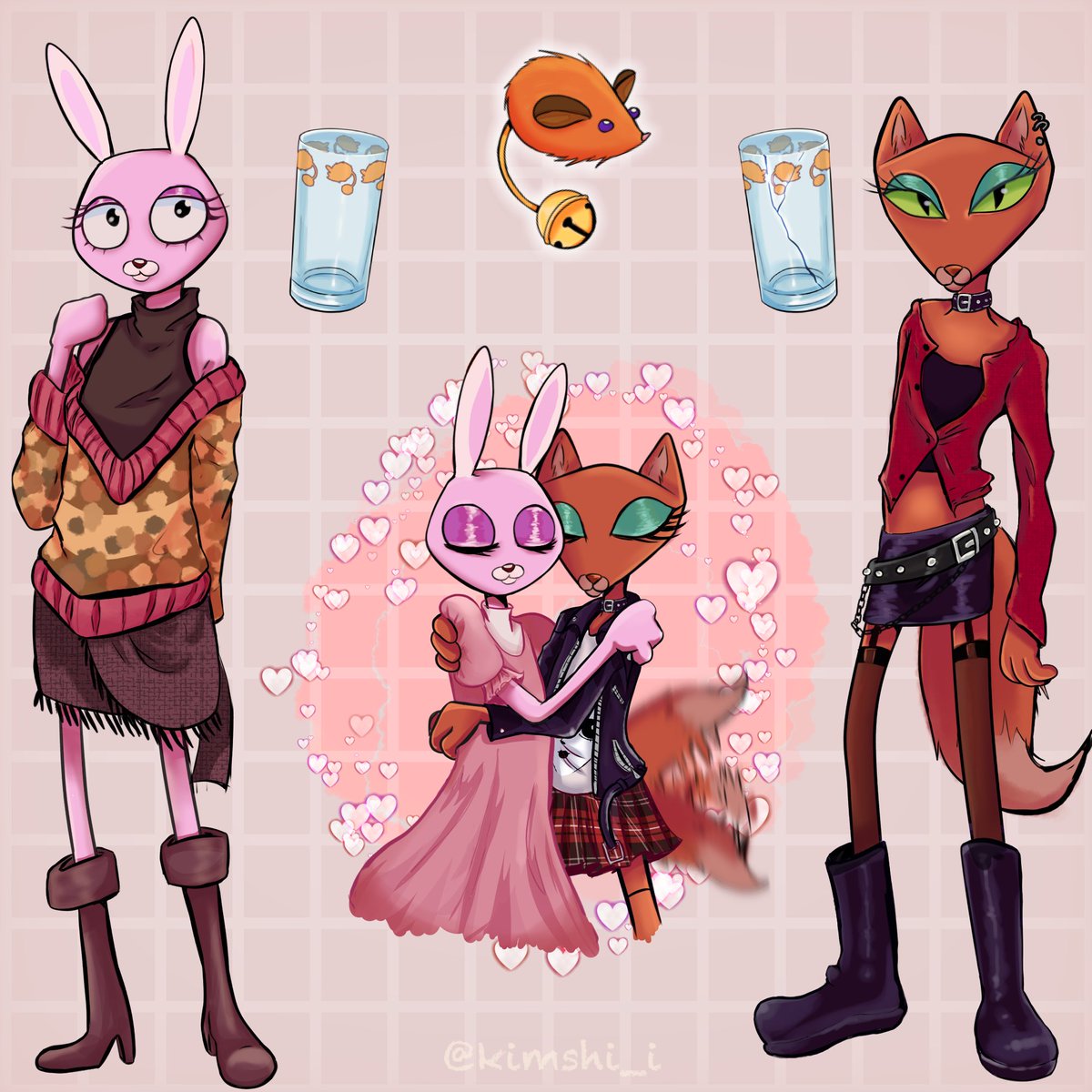 Kimshi_i's tweet photo. 🐰🍓Bunny y Kitty como Hachi y Nana🍓🦊

#nana #NaNa #Nana #corajeelperrocoraje #bunny #kitty #couragethecowardlydog #CartoonArt #CartoonCartoons #AnimeArt #blackstone #osaki #CartoonNetwork #punk #cottagecore #pink #Fanart #furry #straberry #fyp https://t.co/y3CAvDypH9