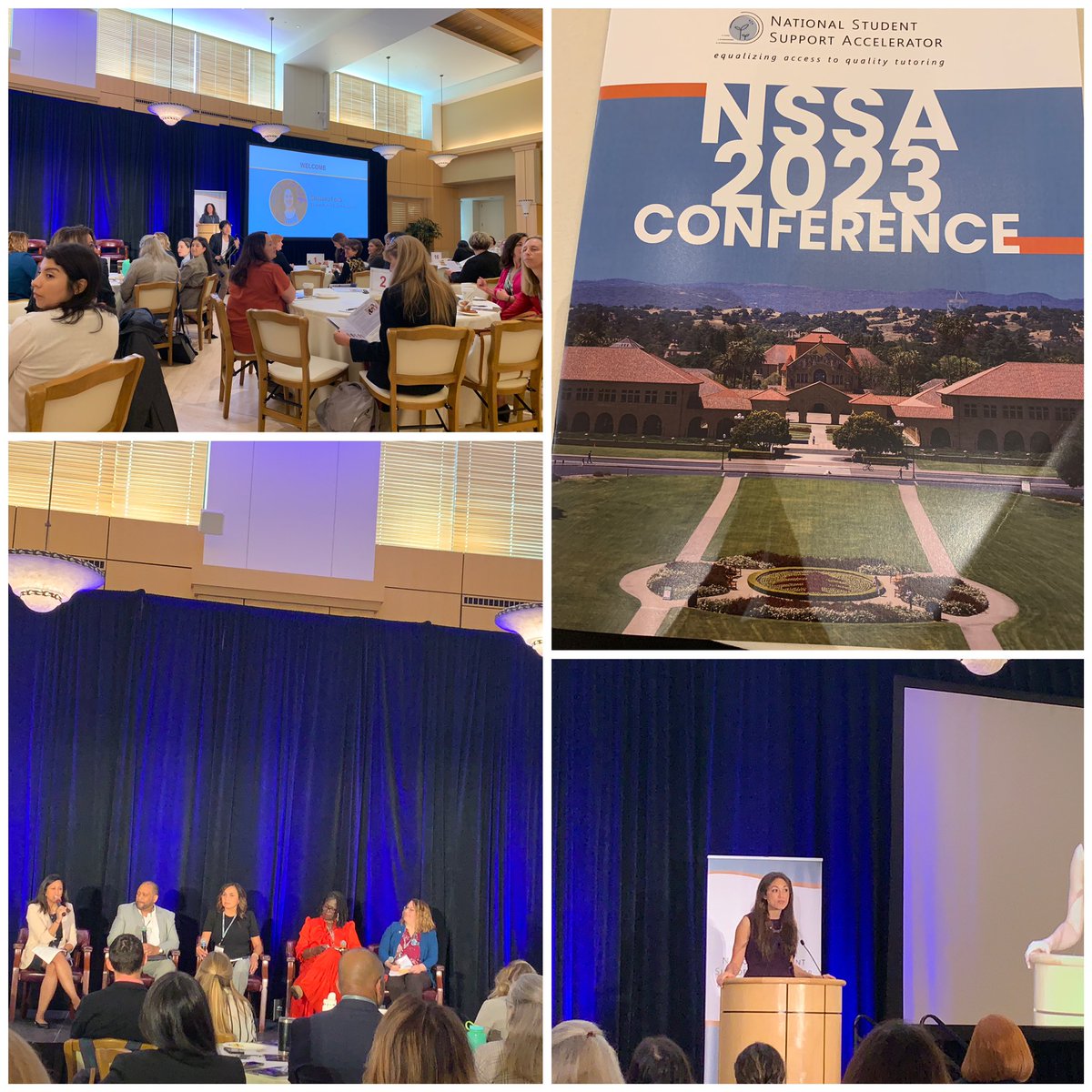 Volcoucou's tweet photo. Inspiring event today led by @SusannaLoeb1 on high impact tutoring @StanfordEd about the transformational nature of targeted small group instruction for each &amp; every child to learn &amp; thrive. 

@NSSAccelerator @StanfordEd Accelerator for Learning 🚀 https://t.co/2x7fzzDKLC