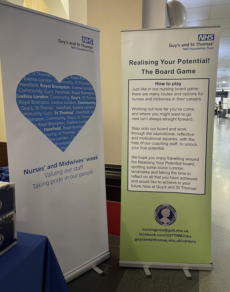SariSundin's tweet photo. This week @GSTTnhs we are celebrating our amazing nursing and midwifery staff. Great turnout at the Realising your Potential games earlier today @SatuWilson @avey_bhatia @NHS_JayDungeni. We spoke to staff, students, and visitors about career aspirations and motivation 🙂 https://t.co/9xPncHV90J