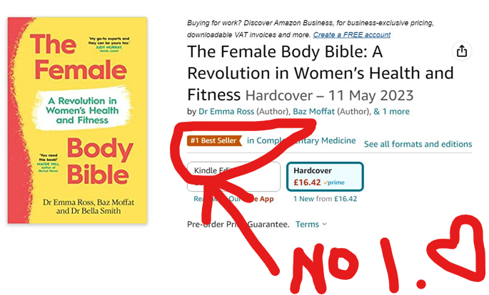 Its BOOK LAUNCH week @thewellhq Today we got our first #1 best seller tag on @amazon , Baz was on 5-live on Sunday, Bella's had a brilliant piece in @thetimes today. It's all Go. I'll be on @BBCWomansHour tomorrow at 10.45, and with @kaitborsay on @TimesRadio at 8.30pm