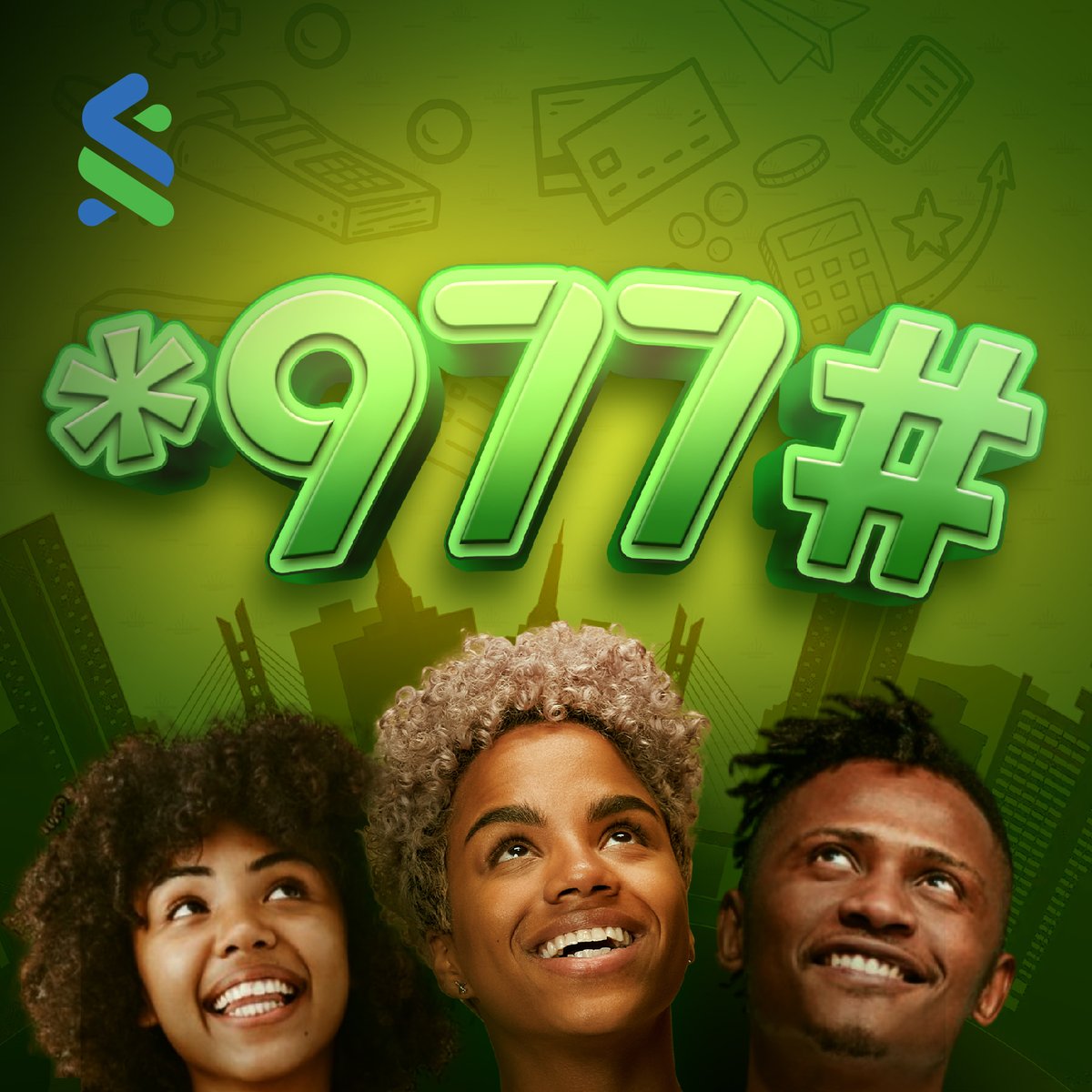StanChartNG's tweet image. Explore multiple banking services with our USSD code, *977#, allowing you to bank anytime, anywhere with faster, secure transactions, and more convenient payments.

*977# to get started.

#ussdcode #StanchartNG
