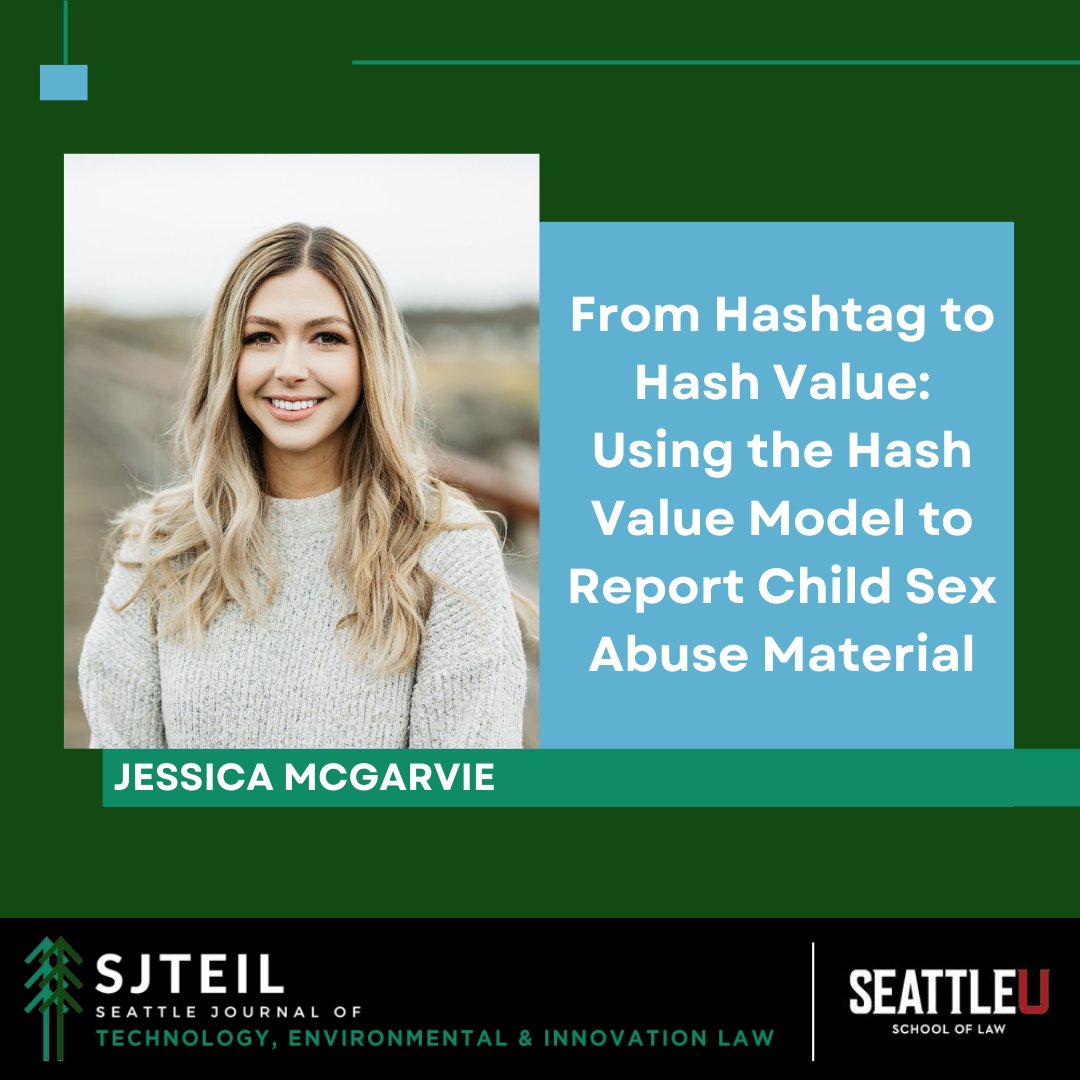 SU Journal of Tech, Environment, & Innovation Law tweet media