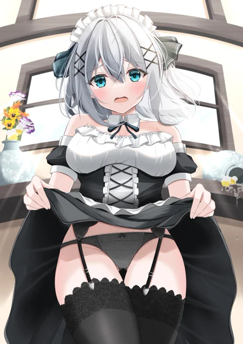 たぶん唯一描いたメイドさん #メイドの日