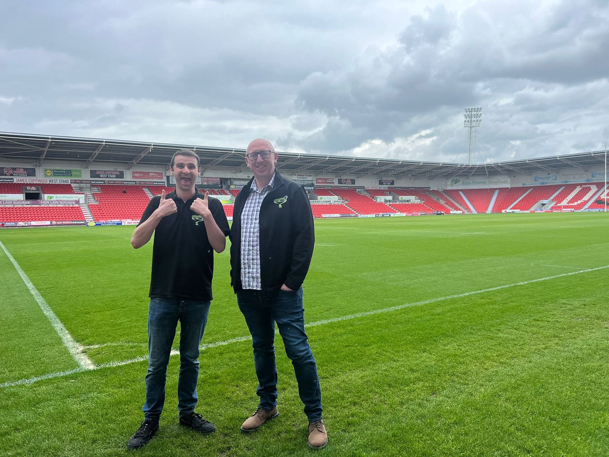 Exciting opportunities discussed this morning at Eco-Power Stadium. We’ll be doing some stuff with the stadium as well as @drfc_official, @Doncaster_RLFC and of course @donnybelles. 

Watch this space. 

#drfc #doncasterrovers #enigma #escaperoom #visitdoncaster #doncasterisgreat