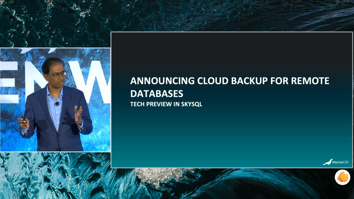 alejandro_du's tweet image. 🤩 Back up your @MariaDB databases using #SkySQL no matter where they are! On-prem, in the #cloud, anywhere.
#MariaDB #OpenWorks23