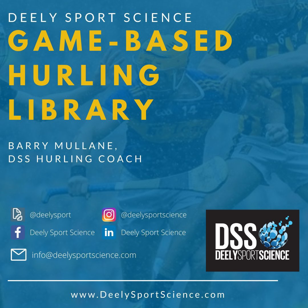 DeelySport's tweet image. Game based Hurling Library by Barry Mullane 💥

For only €10 this PDF booklet contains 30 Hurling game based practices and is an excellent resource for all coaches. It can also be adapted to suit other sports
Level up your coaching and get yours today ➡️ elite.deelysportscience.com/product/dss-30…