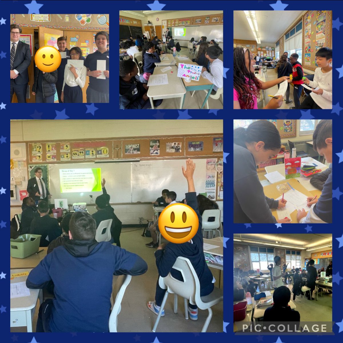 Thank you #MrJordan for your presentation on #financialliteracy &amp; making money make “cents/sense” to us! You helped us identify/create personal financial goals, explained concepts like interest rates/credit/debit/loans &amp; taught us the importance of working hard. #MsGriecosGOATs