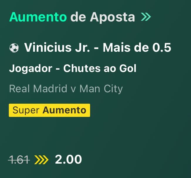 Criar Aposta on Twitter com duas opções de chutes no gol. Dica