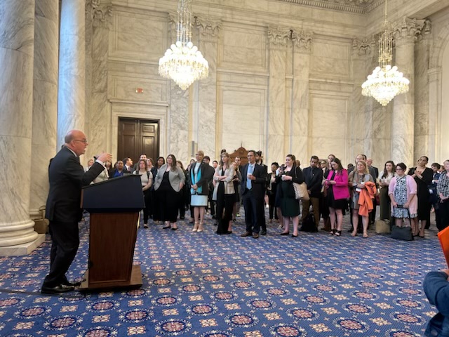 THANK YOU to anti-hunger champions from @FeedingAmerica, @FRACtweets & other groups from across the country going door-to-door on Capitol Hill telling lawmakers to #DefendSNAP at #HungerPC23. So grateful for our team fighting to #EndHungerNow.