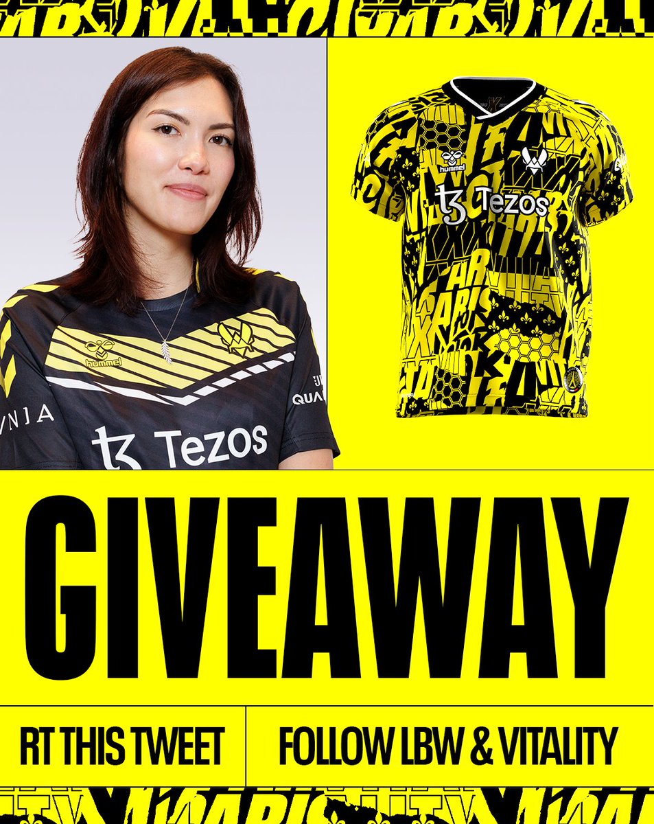 LittleBigWhale's tweet image. Yoooo, on fait gagner à l'un.e d'entre vous le maillot spécial Major avec Vitality !! 🙏

👉Follow @TeamVitality et @LittleBigWhale 
🔁 RT ce tweet

TAS le 13/05 ! (Si jamais vous voulez tout de même vous procurer le maillot, -10% avec le code LITTLEBIGWHALE)