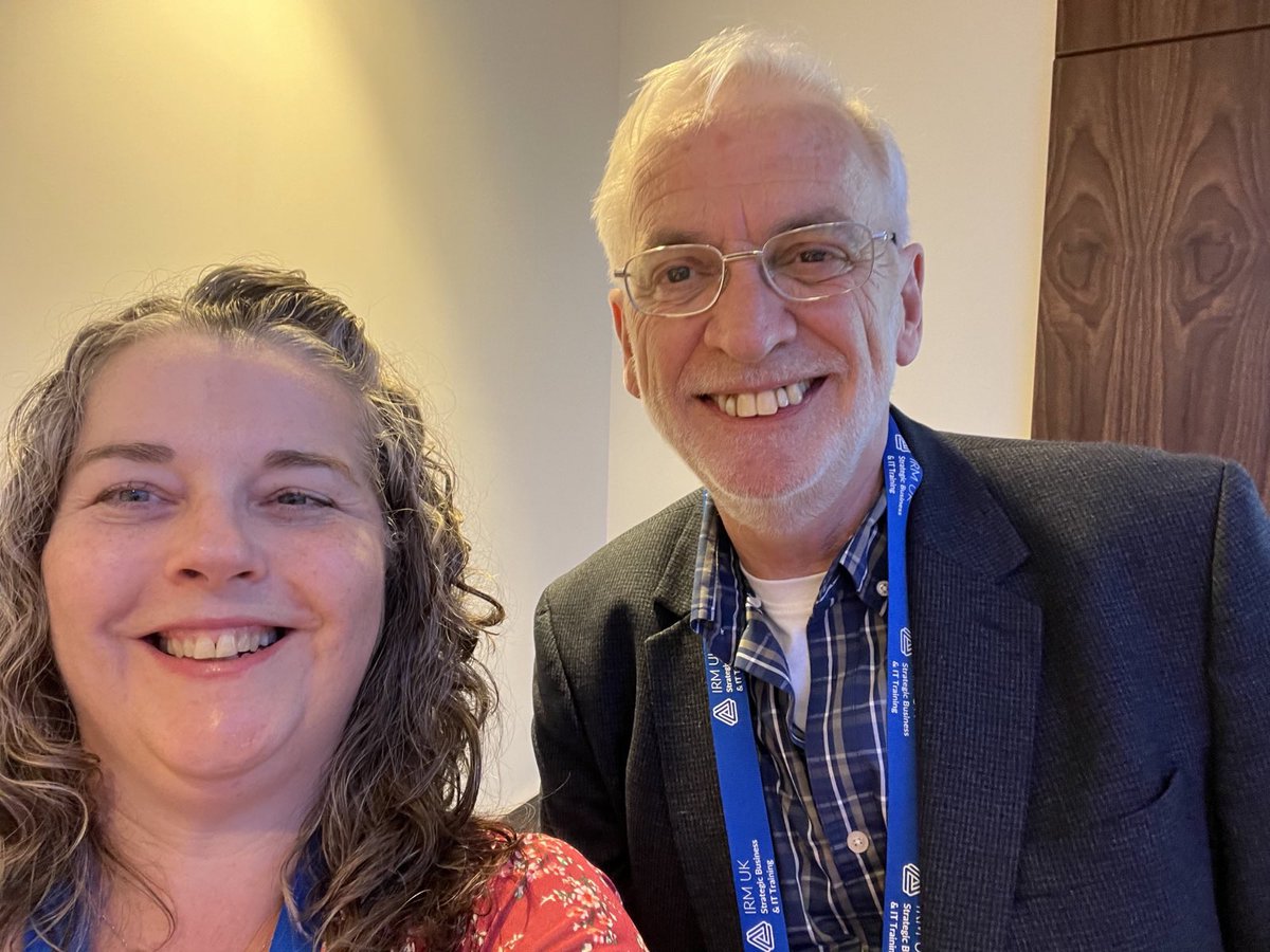 Lovely to see the <a href="/damauk/">DAMA UK</a> crew at the IRM conference today <a href="/Nicola_Askham/">Nicola Askham #TheDataGovernanceCoach</a> Mary Drabble and <a href="/NigelTurner8/">Nigel Turner</a> #MDMDG