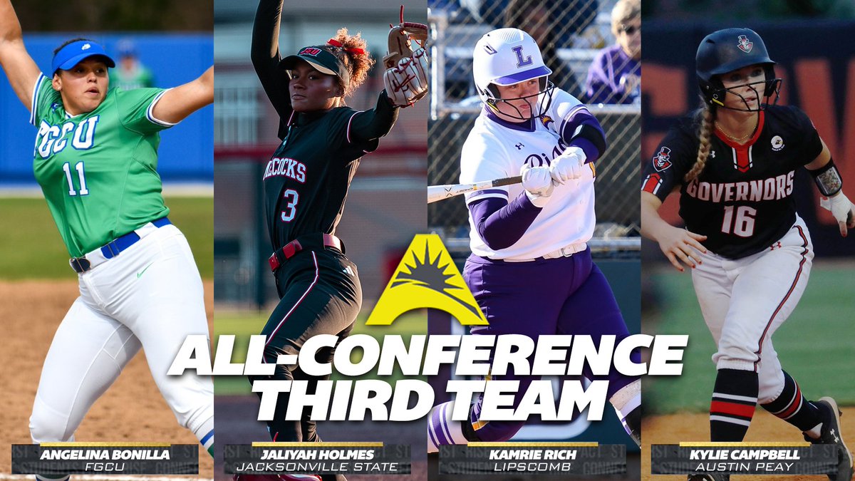 Your <a href="/ASUNSoftball/">ASUN Softball🥎</a> Third Team All-Conference squad! ⬇️💯👏

📰| asunsports.org/sports/sball/2…

#ASUNBuilt