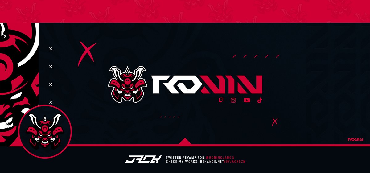 Twitter Revamp // @RoninClanGG 
All support &amp; feedback is appreciated!

Check out my work: Behance.net/ByJackDzn
