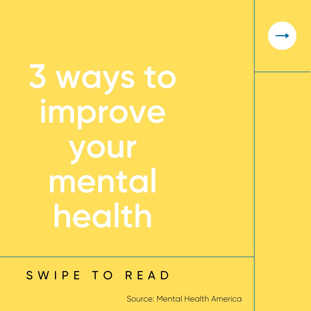 Crisis_Services's tweet photo. Looking for a short-list of ideas to improve your mental wellbeing? Here are 3 tips to start you off this #MentalHealthAwarenessMonth. https://t.co/AAT9JYi1b7