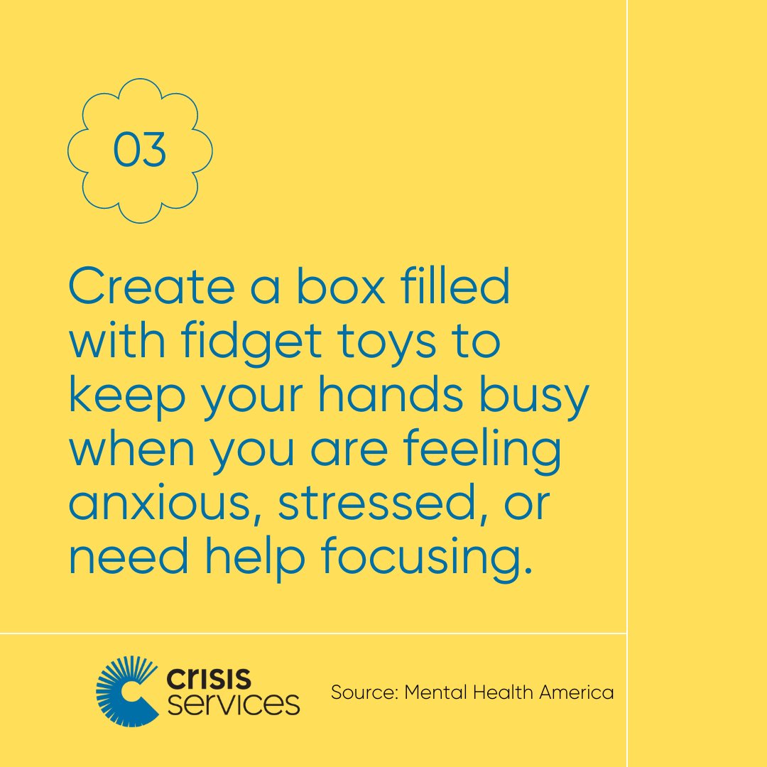 Crisis_Services's tweet photo. Looking for a short-list of ideas to improve your mental wellbeing? Here are 3 tips to start you off this #MentalHealthAwarenessMonth. https://t.co/AAT9JYi1b7