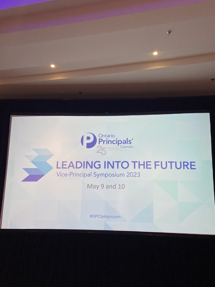 Welcome to over 230 vice-principals from across the province, here to take part in our Symposium on Leading into the Future! #OPCLeadLearn #OPC25