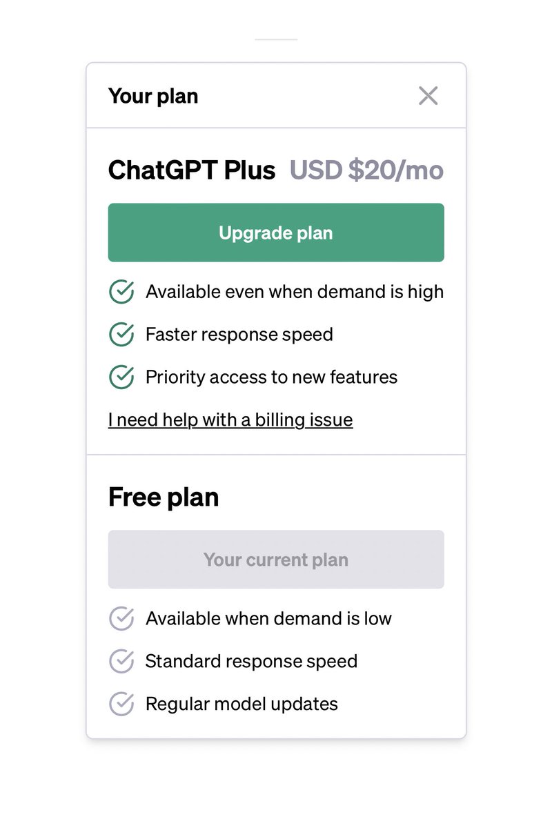 _beyond_logic's tweet image. Upgrade ? 🤔 #ChatGPT