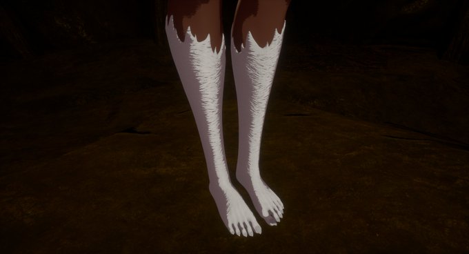 Here's some more screenshots of the neko, did some work on the legs and added a tail https://t.co/UQ<a href="/tag/mudbloodprologue"class="tags"><span>#mudbloodprologue</span></a>