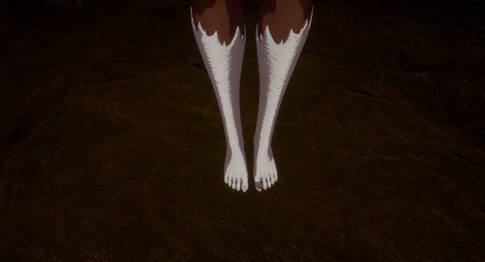 Here's some more screenshots of the neko, did some work on the legs and added a tail https://t.co/UQ<a href="/tag/mudbloodprologue"class="tags"><span>#mudbloodprologue</span></a>