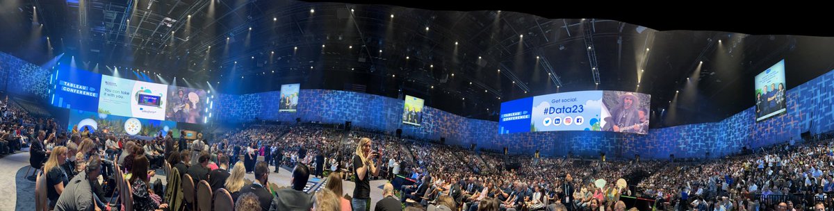 Opening keynote ⁦<a href="/tableau/">Tableau</a>⁩ conference! #data23