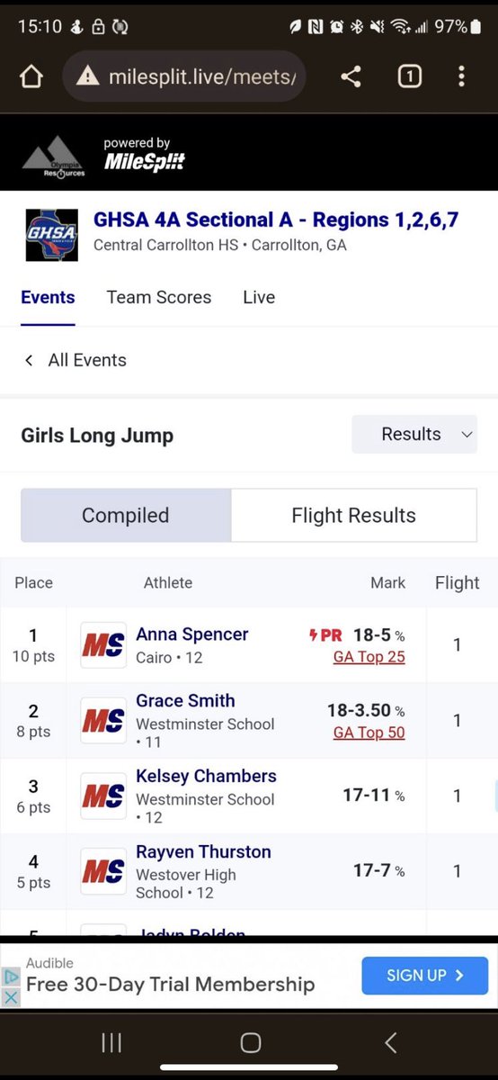 AnnaMa333's tweet photo. Little stats from this past weekend where we competed at Central Carrollton for sectionals. Next up STATE🙏🏾 https://t.co/Jc97brJfhw