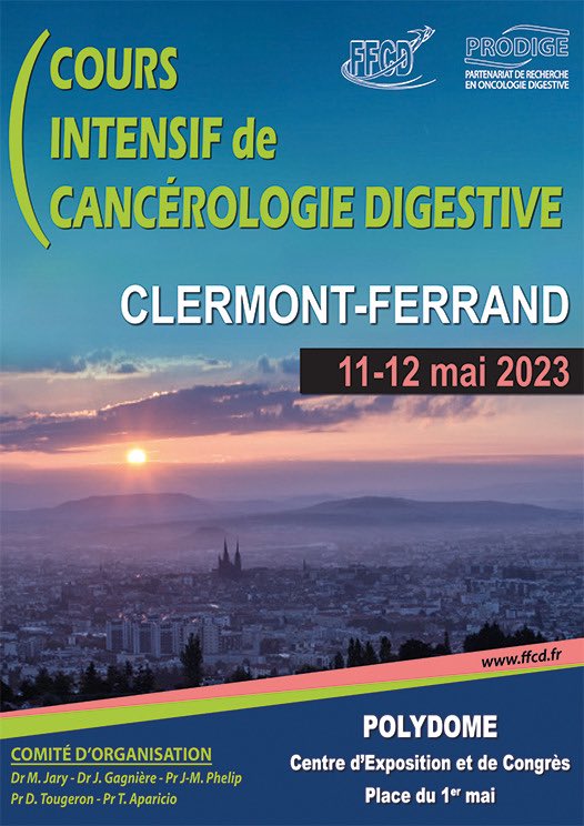 ffcd_cancerdig's tweet photo. J-2 avant le cours intensif de cancérologie digestive de la @ffcd_cancerdig . Merci  à Clermont Ferrand pour son organisation volcanique 🌋🌋🌋
Magnifique programme, ici : 
https://t.co/pAiUNAfjKL https://t.co/xJnIZ0NuIi