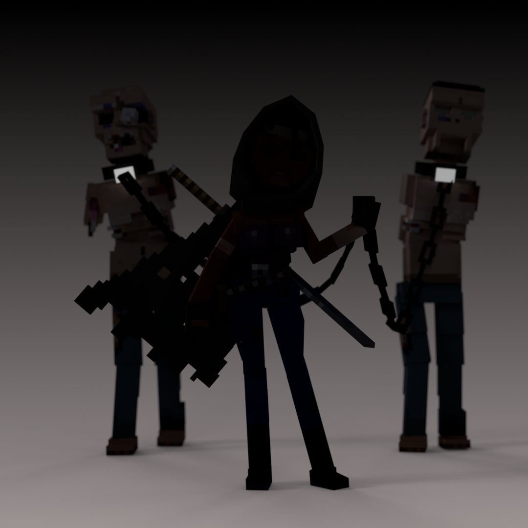 D21 <WIP> Walking Dead

<a href="/VoxEdit/">VoxEdit</a> <a href="/TheSandboxGame/">The Sandbox</a>

#VoxEditWeekly #voxelart #colectivopixel #metaverse #TheSandboxMarketplace #voxelartist #voxel #NFT #pixel #GameArt #GameDev #Gaming #LightTracer #Lowpoly