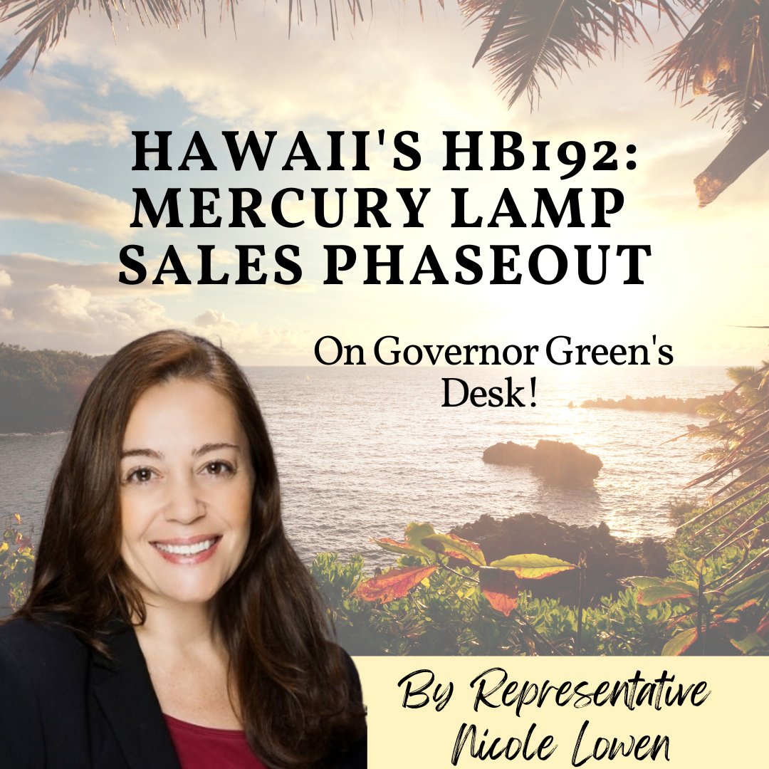 NSACTION_US's tweet photo. The #Hawaii legislature passed #HB192 which will phase out the sale of toxic, mercury-containing fluorescent lamps & accelerate the transition to #LEDs! #HB192 is on Governor Josh Green's desk awaiting his signature!💡🌴https://t.co/Ar9HKV9U1a
#CleanLighting #EndToxicLighting https://t.co/SzszBxL1IU