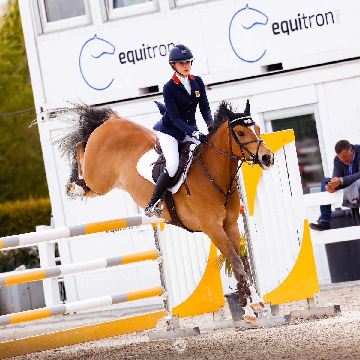 WellingtonUK's tweet photo. Congratulations Tilly! Her clear round helped Team GB  to Silver in the Nations Cup, before going on the next day to compete in the GP, this time winning individual Silver: in a very technical arena, Tilly and her pony Lapislazuli were one of only 2 combinations to go clear. https://t.co/FL51RfFso5