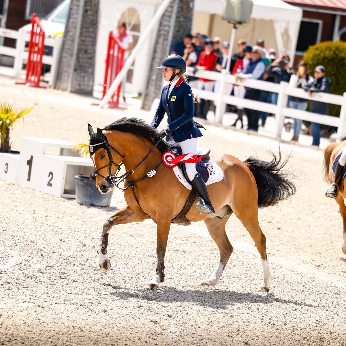 WellingtonUK's tweet photo. Congratulations Tilly! Her clear round helped Team GB  to Silver in the Nations Cup, before going on the next day to compete in the GP, this time winning individual Silver: in a very technical arena, Tilly and her pony Lapislazuli were one of only 2 combinations to go clear. https://t.co/FL51RfFso5