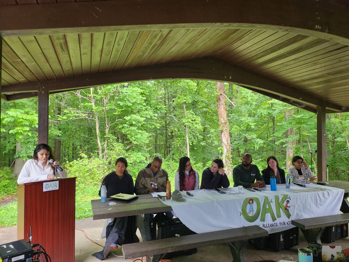 For our next #OAKWeek panel, <a href="/brownpeoplecamp/">Ambreen Tariq</a> is moderating for an array of guests who will be talking about closing the nature gap. Follow along on this thread for gems from the conversation: