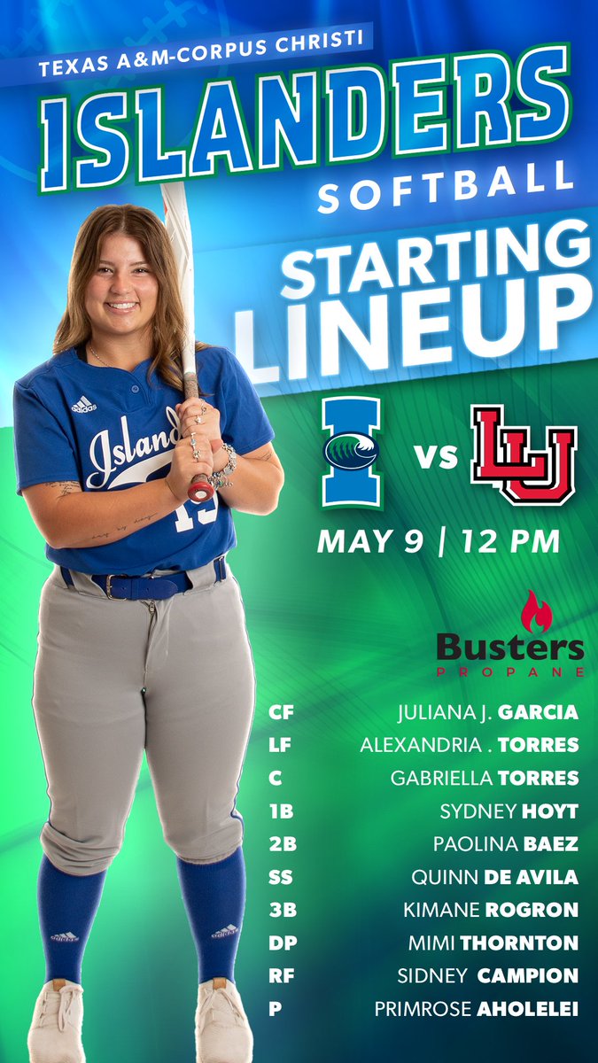 GO TIME 🤙

🆚 No. 4 Lamar
📺 es.pn/44GrcJz
📊 bit.ly/3NO6Lo8

#ShakasUp x #BustersPropane
