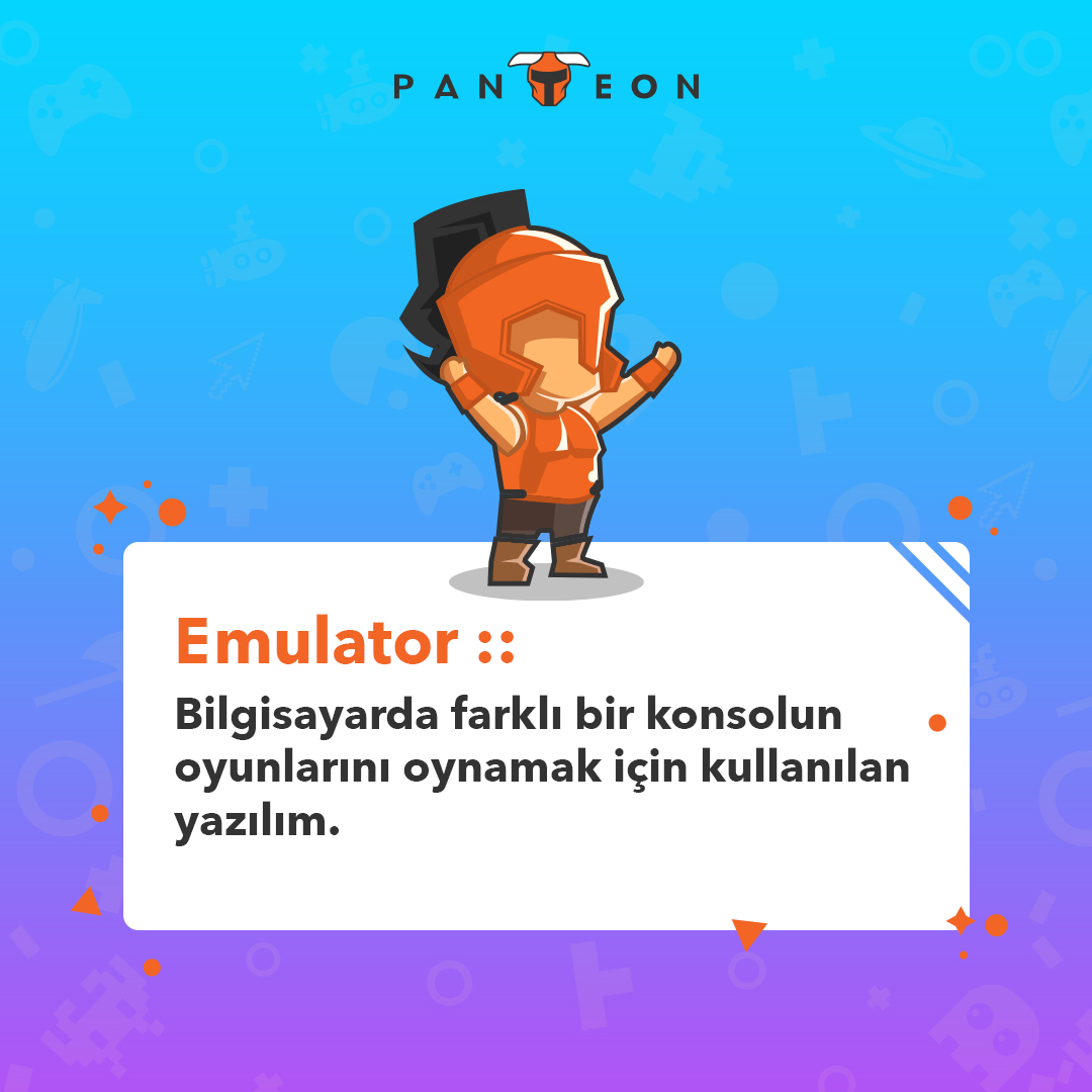 Emulator ::
Bilgisayarda farklı bir konsolun oyunlarını oynamak için kullanılan yazılım. 🎮💻

#wearepanteon #panteongames #OyunGeliştirme #OyunDünyası #Teknoloji #OyunGeliştirmeAraçları #GameDev #GameDevelopment #Emulator #ComputerGames #OldGames