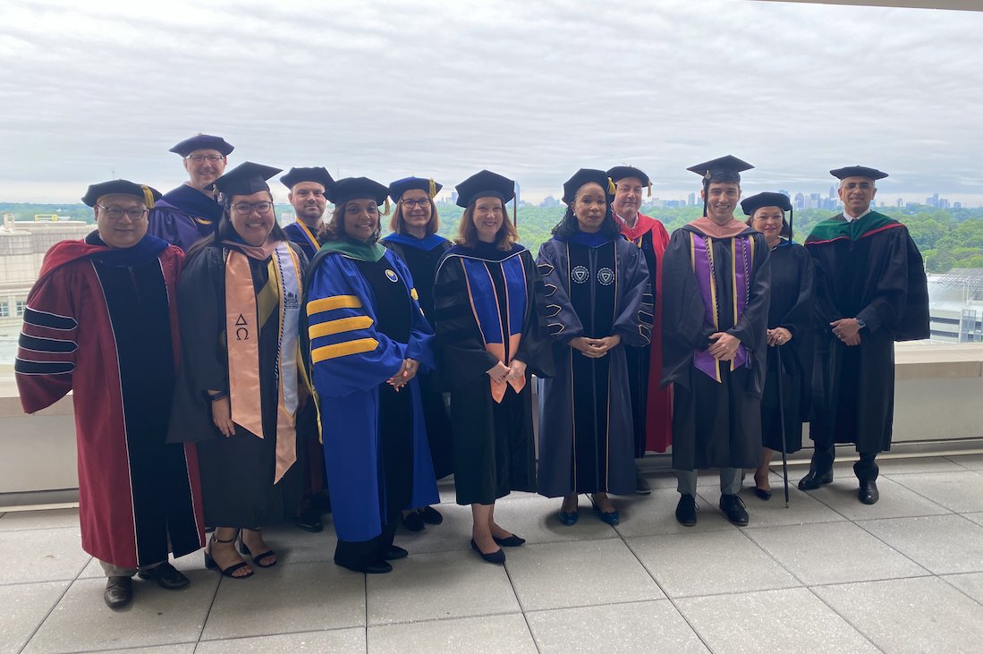 My first commencement at Rollins was such a meaningful, inspiring experience. Many thanks to our outstanding speakers <a href="/helenegayle/">Helene Gayle</a> &amp; Sabrina Chow for their words of wisdom, &amp; to all who volunteered, including our wonderful leadership team pictured here. Congrats graduates!
